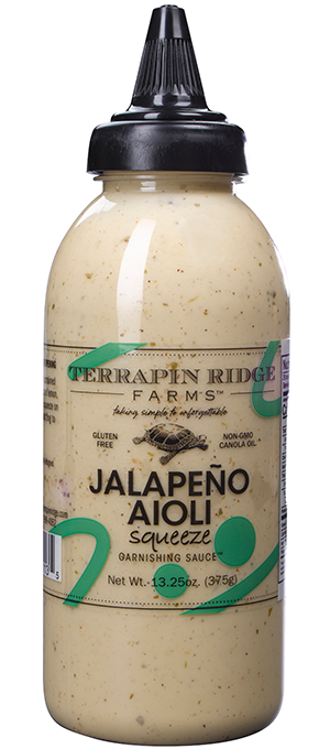Jalapeno Aioli Squeeze, 12.75 Oz - Terrapin Ridge Farms
