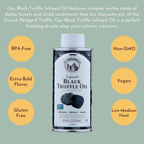 Black Truffle Oil, 8.45 Fl Oz - La Tourangelle
