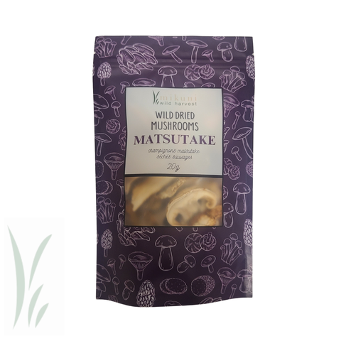 Dried Wild Matsutake Mushrooms, 20 g - Mikuni Wild Harvest USA