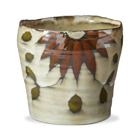 Poinsettia Planter, Large - tag