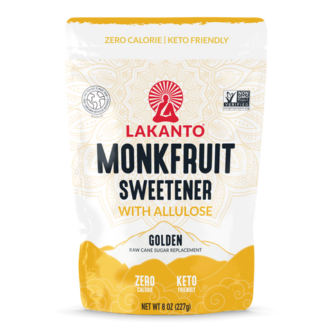 Golden Monkfruit Sweetener with Allulose, 8 oz - Lakanto