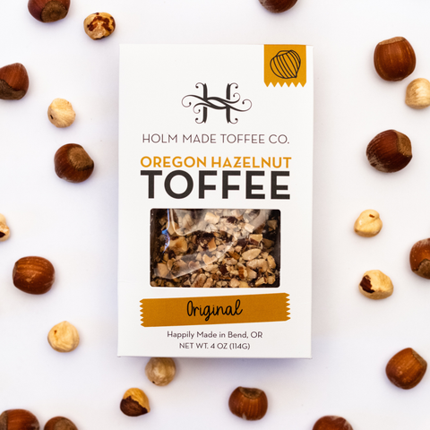 Original - Oregon Hazelnut Toffee, 4 oz - Holm Made Toffee Co.