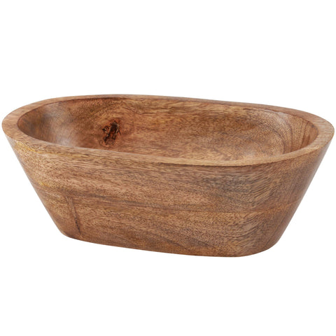 Oval Wood Bowl - Primitives by Kathy