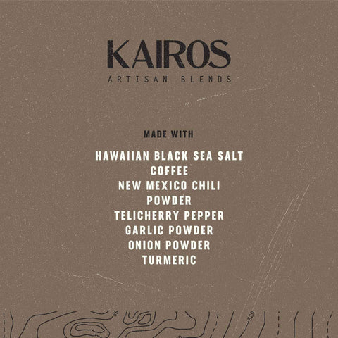 Black Sea Salt & Coffee Rub - Kairos Artisan Blends