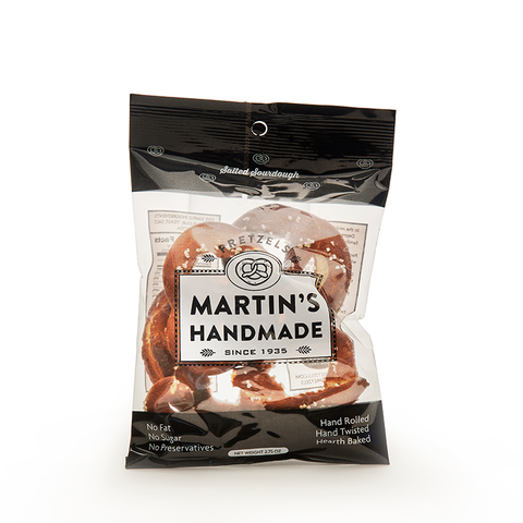 Handmade Pretzels, Salted, 2.75 oz - Martins Handmade Pretzels