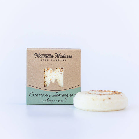 Rosemary Lemongrass Shampoo Bar - Mountain Madness Soap Co.