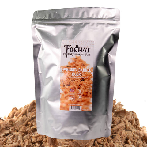 Foghat Culinary Smoking Fuel: Whiskey Barrel Oak, 4oz - ThousandOaksBarrelCo.