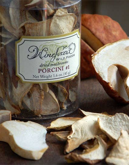 Dried Porcini #1 Mushrooms: 1.6 oz/45 g tube - Wine Forest Ltd.