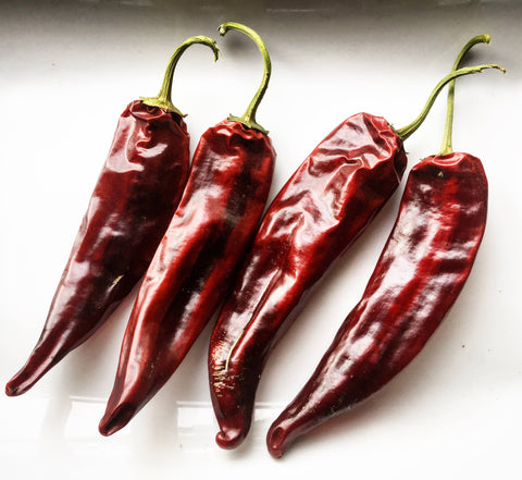 Organic Dried Guajillo Chili Peppers, 1 oz - Kitchen Garden Farm
