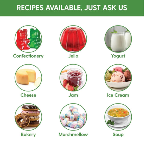 Agar Agar Powder, 4oz, Vegan Gelatin Substitute - Hearthy Foods