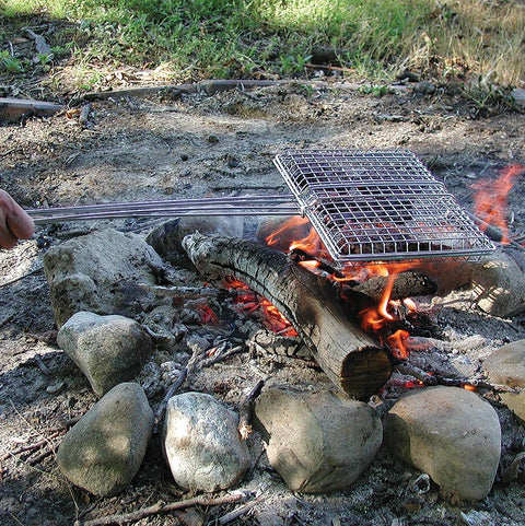 Grill Basket For BBQ and Campfire - Rome Outdoor Cookware