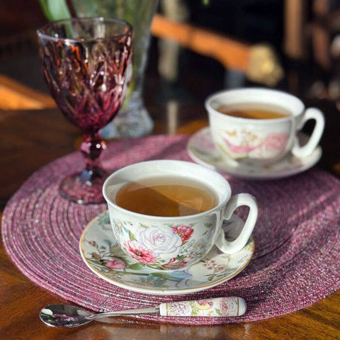 Dream Garden Bone China Cup and Saucer Set, in Gift Box