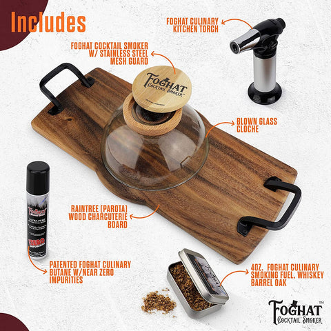 Foghat™ Smoked Charcuterie Kit & Cocktail Smoker - ThousandOaksBarrelCo.