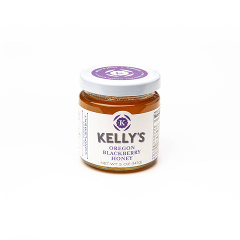 Oregon Blackberry Honey- Cutie Size, 5oz - Kelly's Jelly