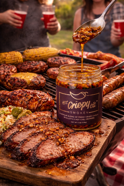 Smokey Chili Crisp, 6 oz - Hot Crispy Oil