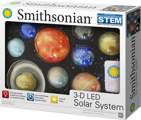 Smithsonian 3D LED Solar System - Toysmith