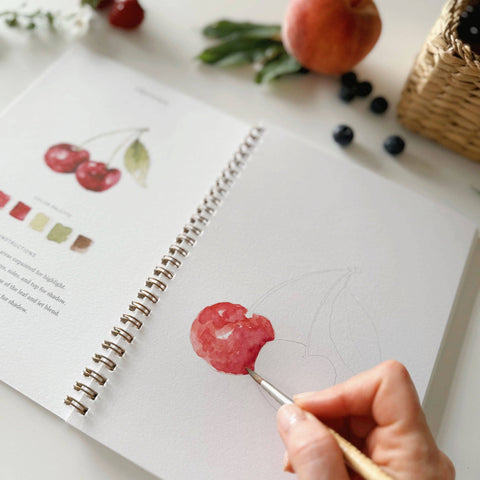 Fruit Watercolor Workbook - Emily Lex Studio