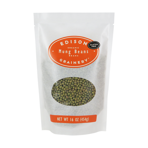 Organic Mung Beans, 16 oz - Edison Grainery