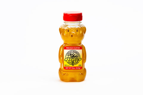 Rocky Mountain Honey Co. - 12 oz. Clover Honey Bear
