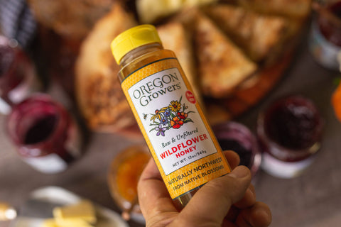 Northwest Wildflower Honey 12 Oz. Squeeze Bottle - Oregon Growers