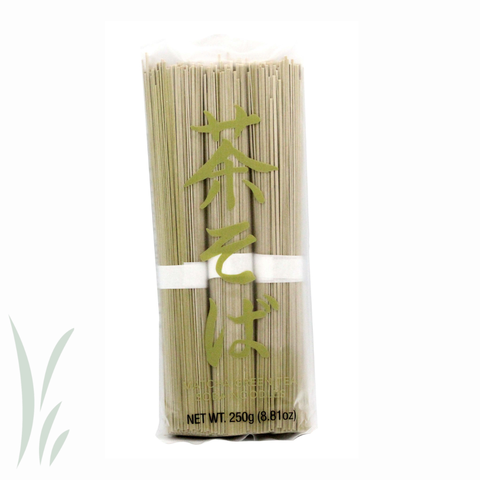 Cha Soba, Green Tea Noodles, 250 gram - Mikuni Wild Harvest USA