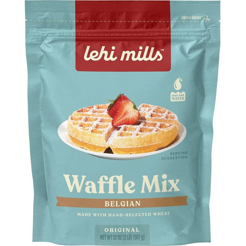 Belgian Waffle Mix: 2lb Pouch - Lehi Mills
