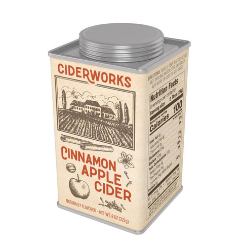 Ciderworks Cinnamon Spiced Apple Cider Mix, 8oz Tin - McSteven's