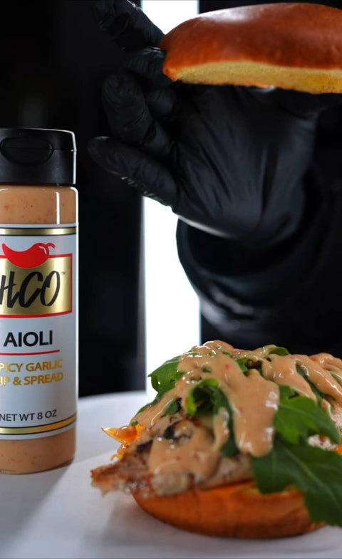 HCO Aioli Garlic Spread and Dip, 8 oz - Hot Crispy Oil
