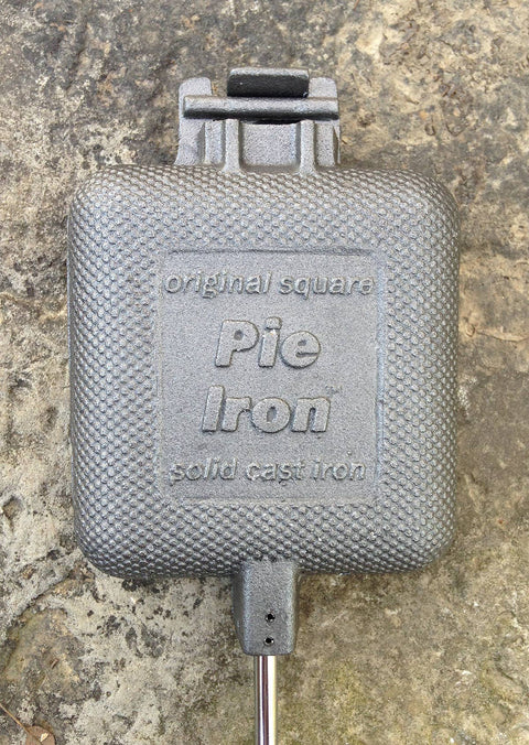 Square Pie Iron, Cast Iron, 28"x4.25"x4.5" - Rome Outdoor Cookware