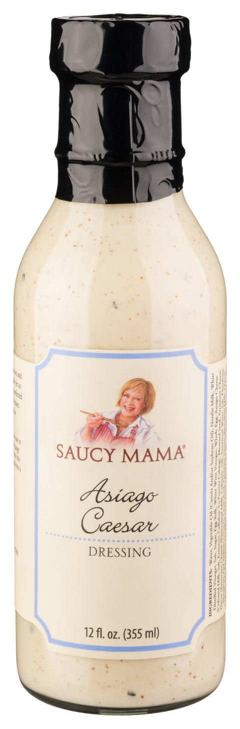 Saucy Mama Asiago Caesar Dressing, 12 fl oz - Suzie's Organics and More