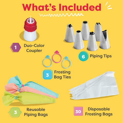 Frosting Kit for Decorating - Duo Color Coupler - Baketivity Corp