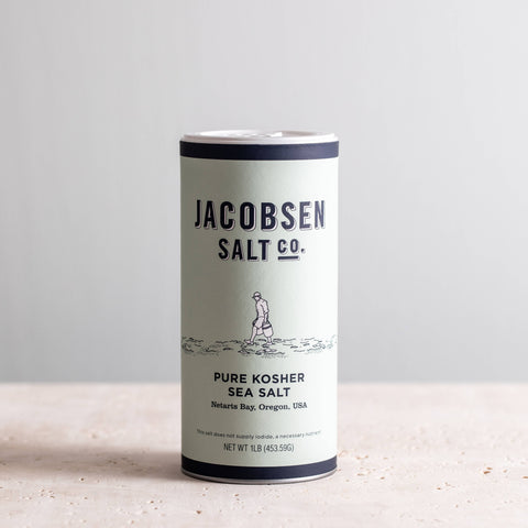 Pure Kosher Sea Salt - 1lb Canister - Jacobsen Salt Co.