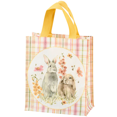 Flower Bunnies Daily Tote, 8.8"x10.3"x4.8" - Primitives by Kathy