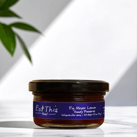 Fig, Meyer Lemon & Honey Preserve, 7 oz - Eat This Yum