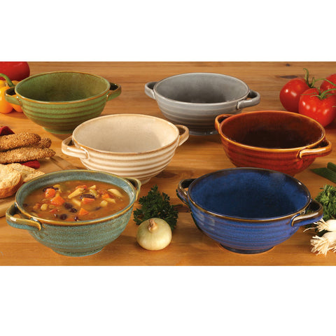 Reactive Glaze Set of 6 Soup Crocks - Certified International