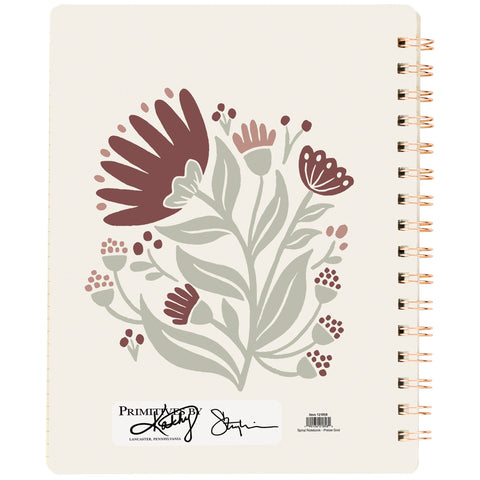Praise God Spiral Notebook - Primitives by Kathy