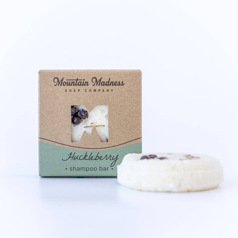 Huckleberry Shampoo Bar, Mountain Berry - Mountain Madness Soap Co.