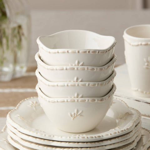 Heritage Beads Cereal Bowl - Morning Elegance in Stoneware
