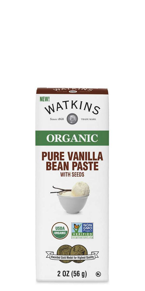 Organic Pure Vanilla Bean Paste, 2 oz - The Watkins Co.