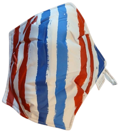 Patriotic Bowl Cozy. 9"x3.5", 2-Sided: Star Front, Striped Back - Kit Carson Accessories