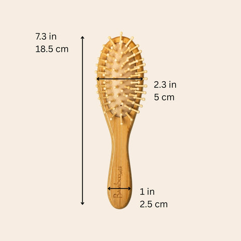 Bamboo Kids Hairbrush, 7" - Bamboo Switch