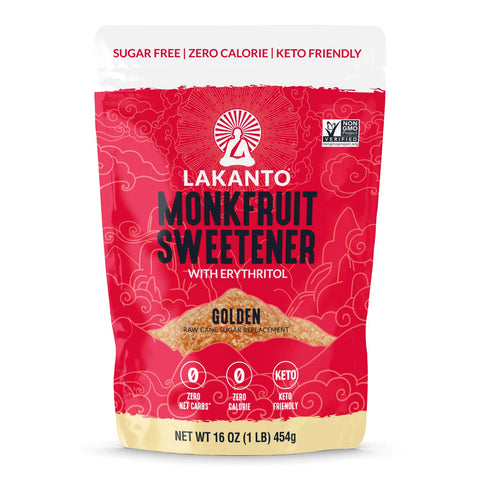 Golden Monk Fruit Sweetener with Erythritol, 1 lb - Lakanto