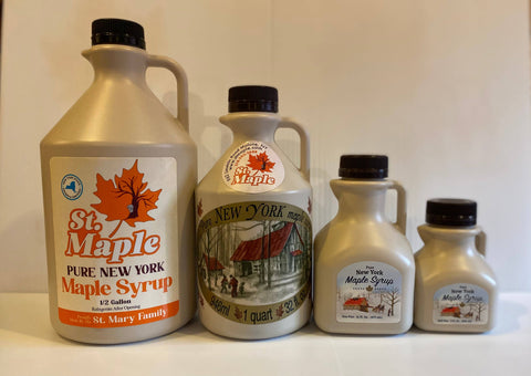 Grade A Golden Pure New York State Maple Syrup, Half Pint - St. Maple, LLC