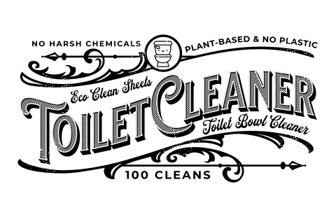 Eco Clean Toilet Bowl Cleaner Sheets, 100 Sheets - Symbiotic Products LLC