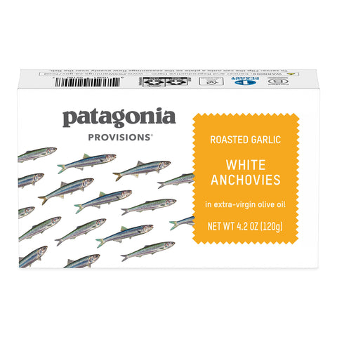 Roasted Garlic Spanish White Anchovies - Tinned Fish - Patagonia Provisions