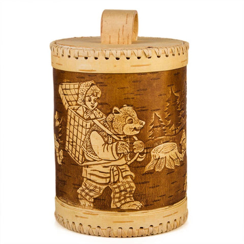 Birch Bark Storage Container Old Fairytale - STP
