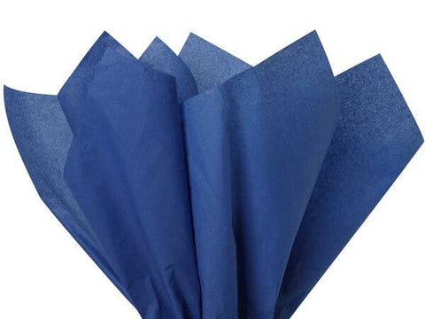 Tissue Paper: Dark Blue, 24 Pack, 20x30" - Nashville Wraps