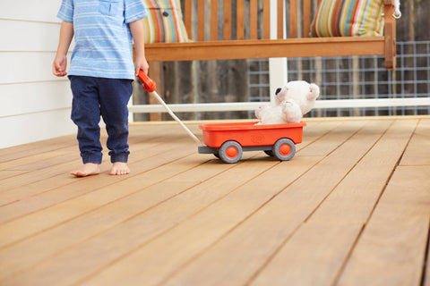 Wagon, Orange - Green Toys