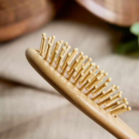 Bamboo Kids Hairbrush, 7" - Bamboo Switch