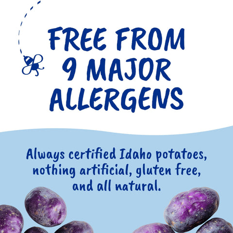 Tallow Purple Sea Salt Kettle Cooked Potato Chips, 5 oz Bag - Roots Potato Chips